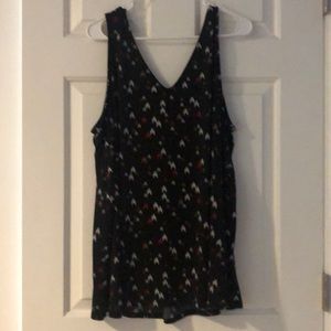 Torrid V neck Sleeveless Top